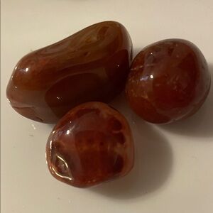 Polished Carnelian Stones